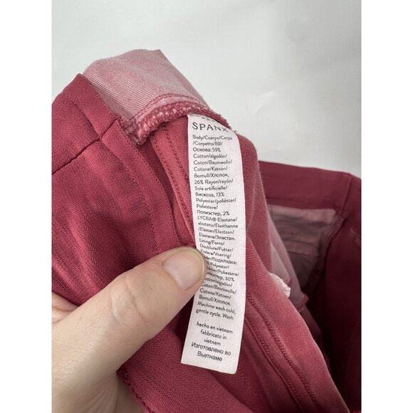 SPANX Stretch Twill Cropped Pants Women Plus Size 3X Slimming Wide Leg High Rise - Picture 5 of 10